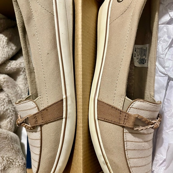 Women’s Keds Grasshoppers Size 8.5 Tan &White - Picture 8 of 9